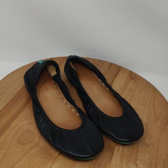 Tieks by Gavrieli Black Leather Ballet Flats- Womens- Size 7 - Picture 11 of 12